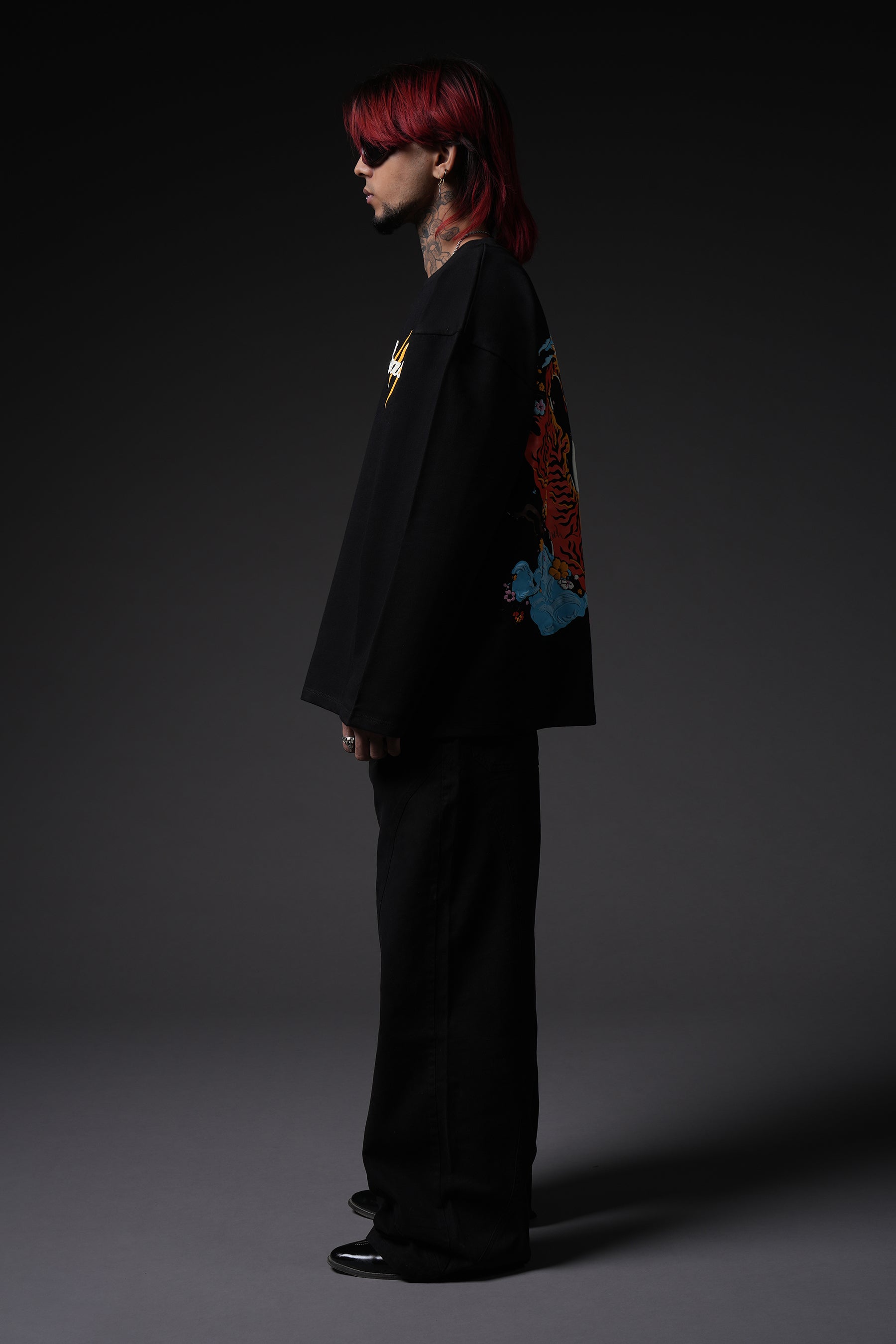 Silent Beast Full Sleeve Oversized Tshirt