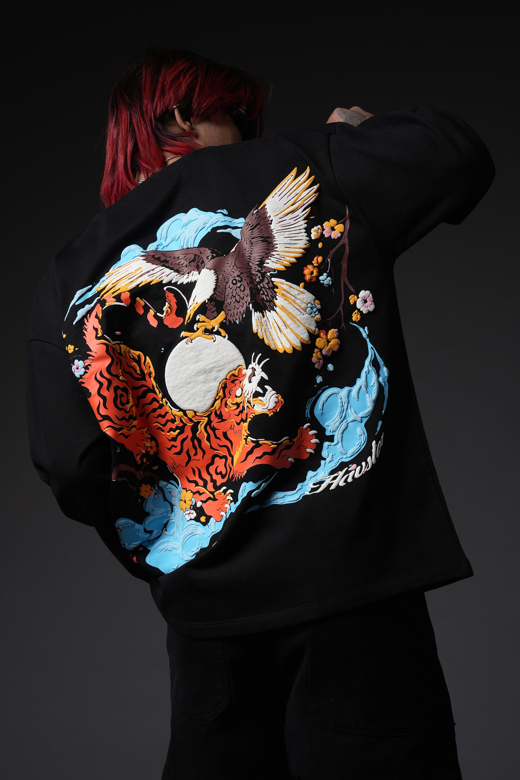 Silent Beast Full Sleeve Oversized Tshirt