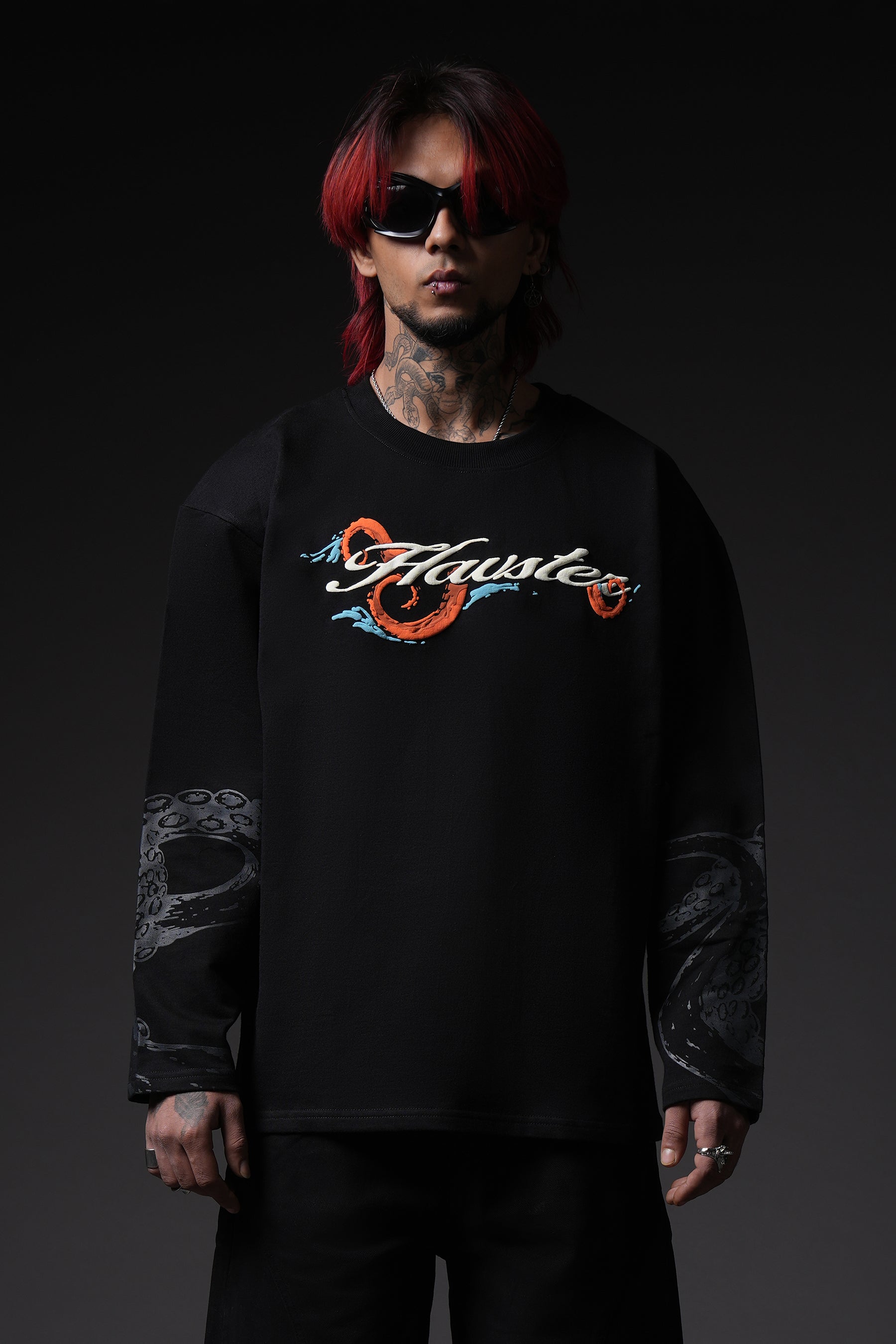 Kraken Full Sleeve Oversized T-Shirt
