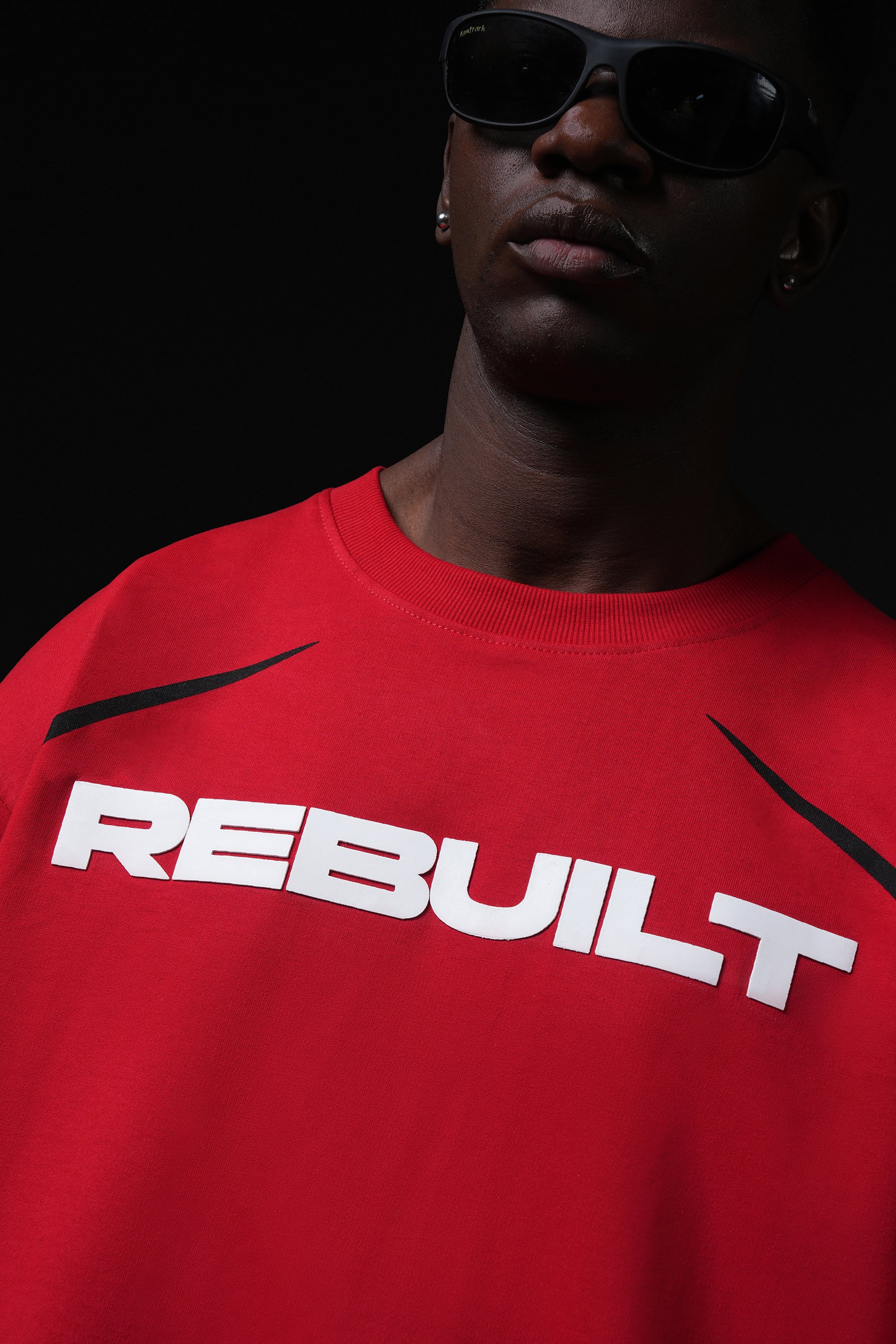 Rebuilt Half Sleeves Oversized T-Shirt