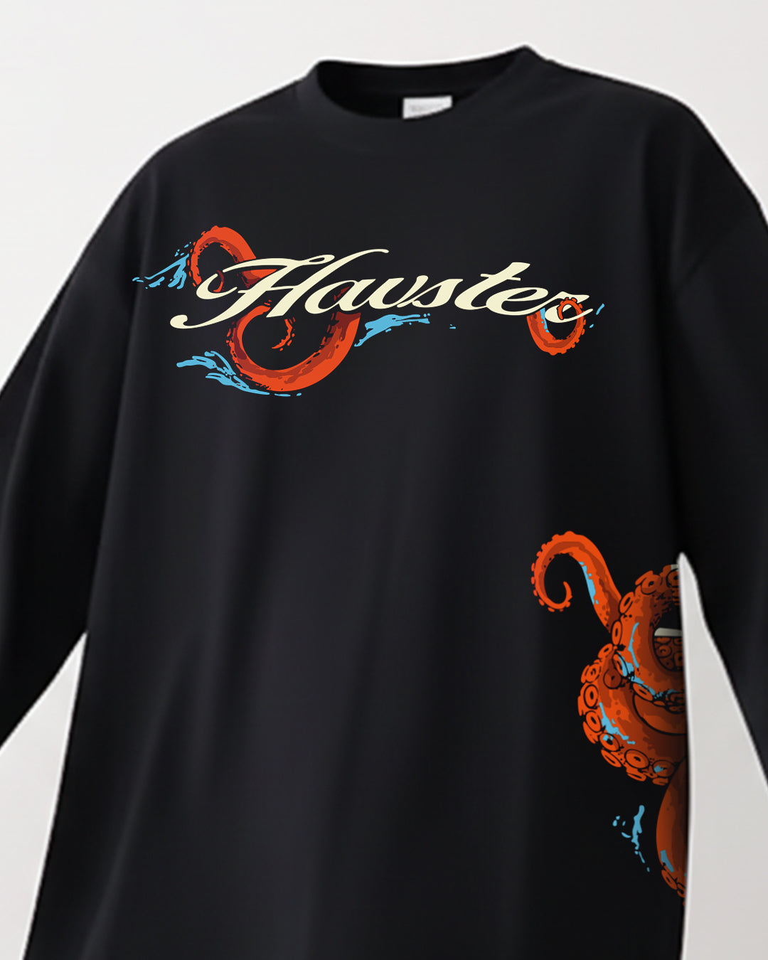 Kraken Full Sleeve Oversized T-Shirt