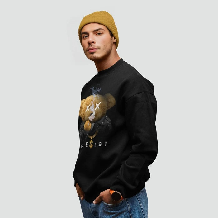 Oversized Hoodie – 280 GSM Fleece, Crew Neck with Attached Hood, Adjustable Drawcord, Long Sleeves, Kangaroo Pocket, Cozy Cotton-Poly Blend, Casual Streetwear