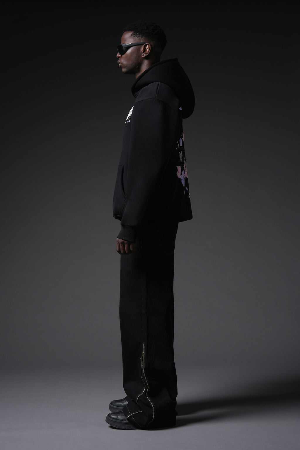 Blooming Against the Odds Oversized Hoodie