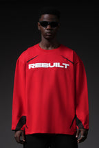 Rebuilt Full Sleeves Oversized T-Shirt