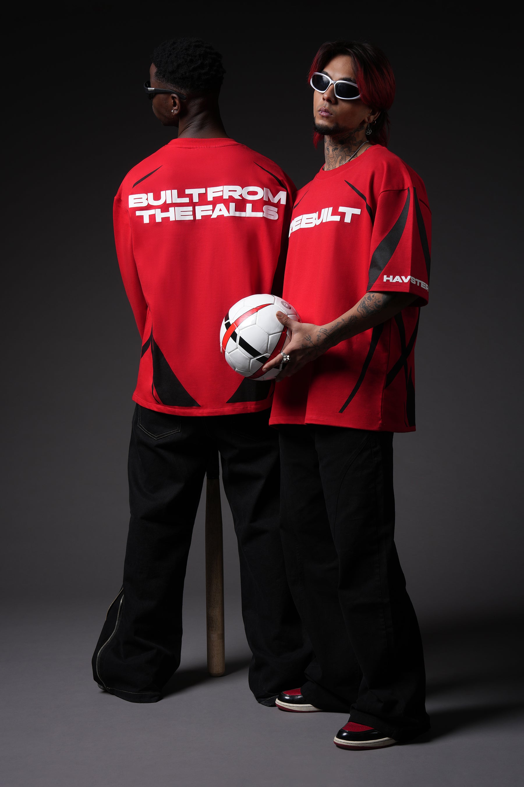 Rebuilt Full Sleeves Oversized T-Shirt