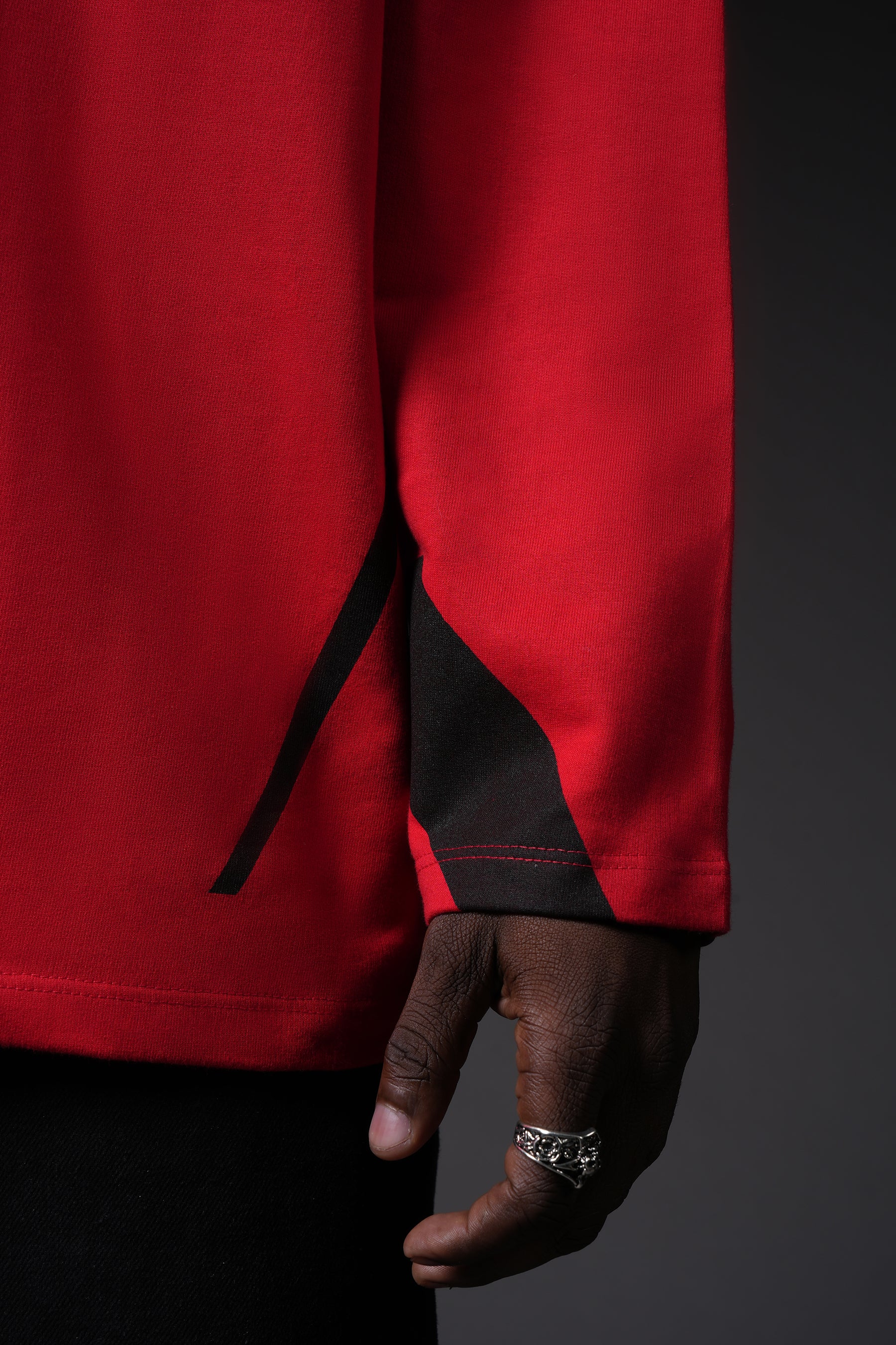 Rebuilt Full Sleeves Oversized T-Shirt