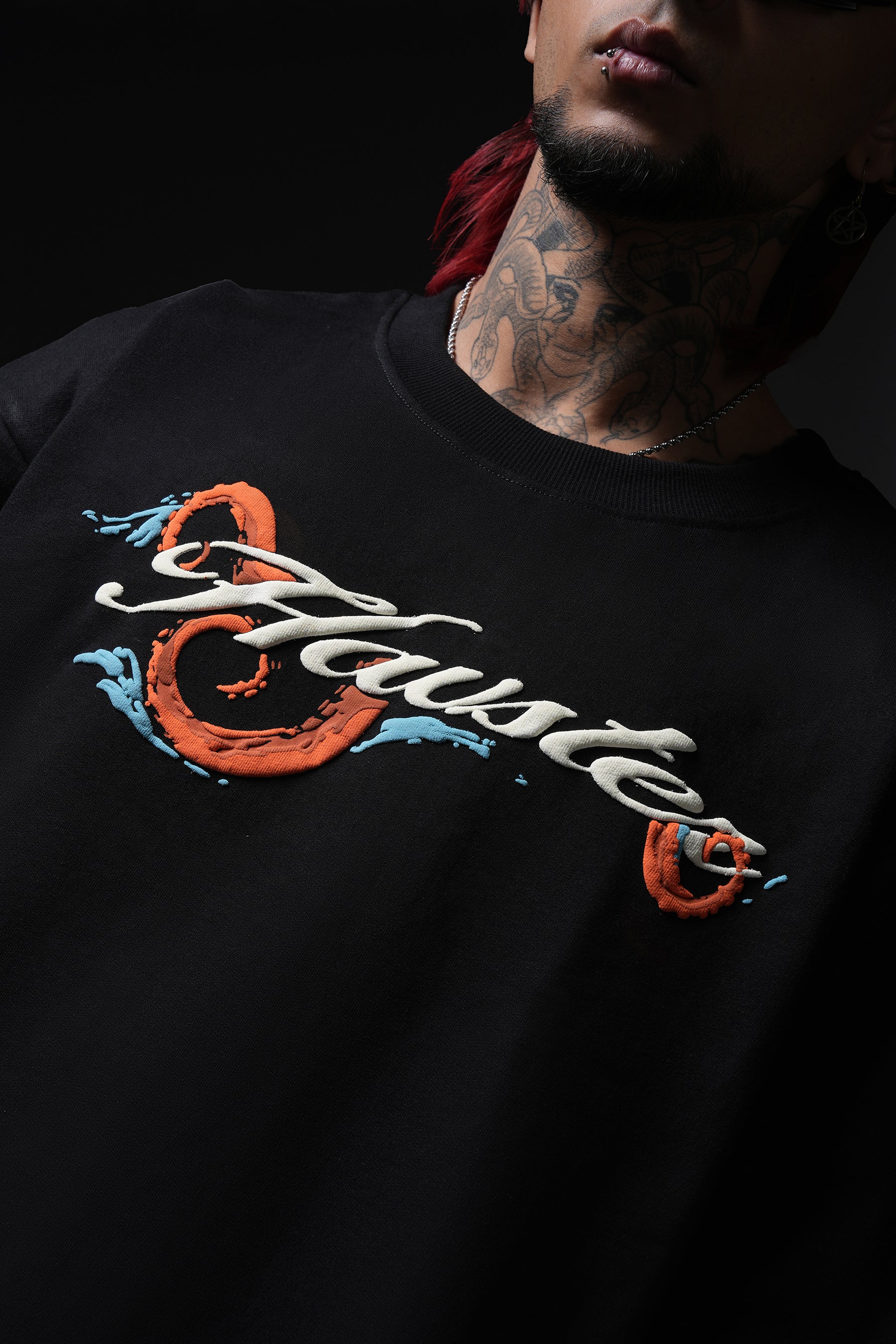 Kraken Full Sleeve Oversized T-Shirt