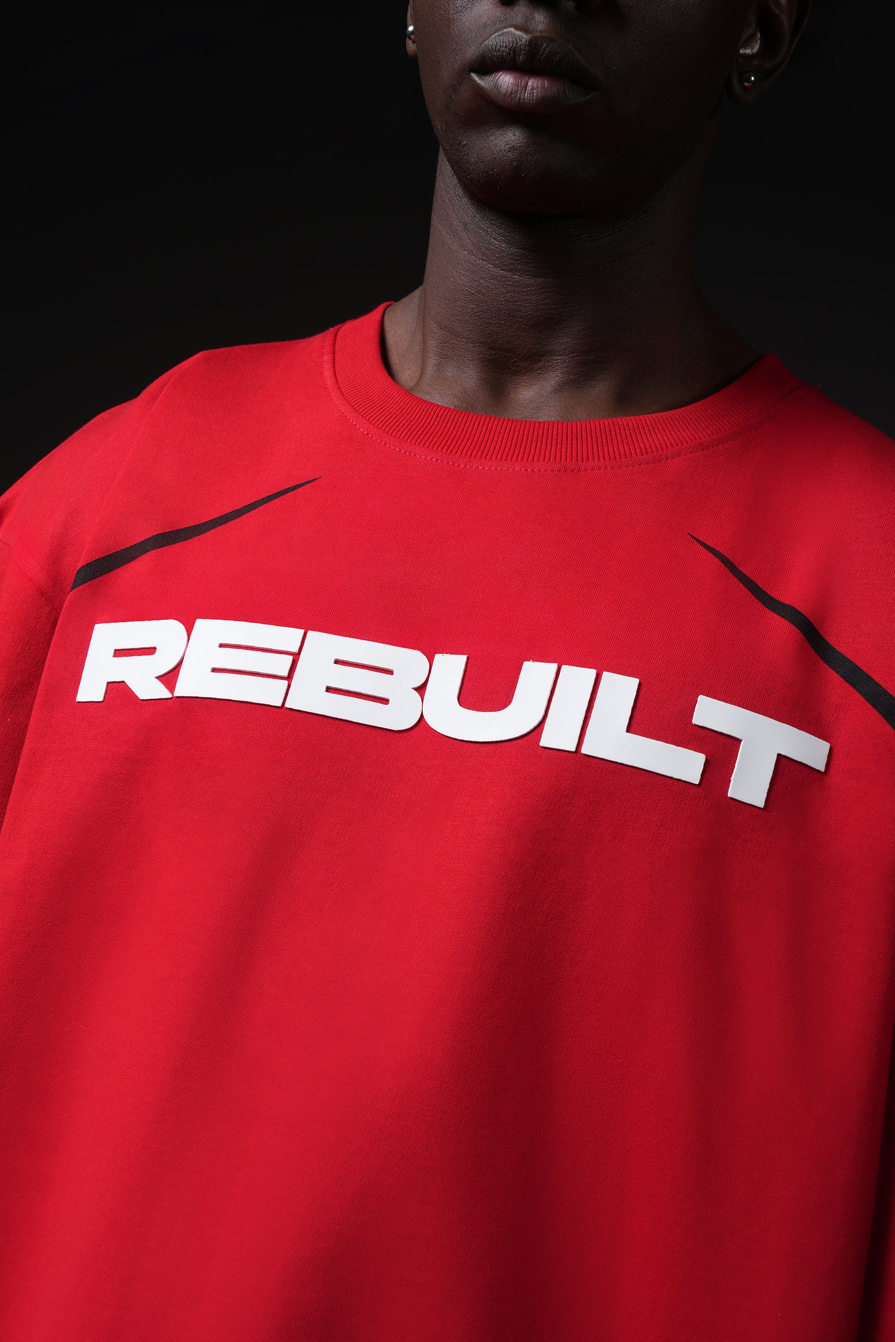 Rebuilt Full Sleeves Oversized T-Shirt