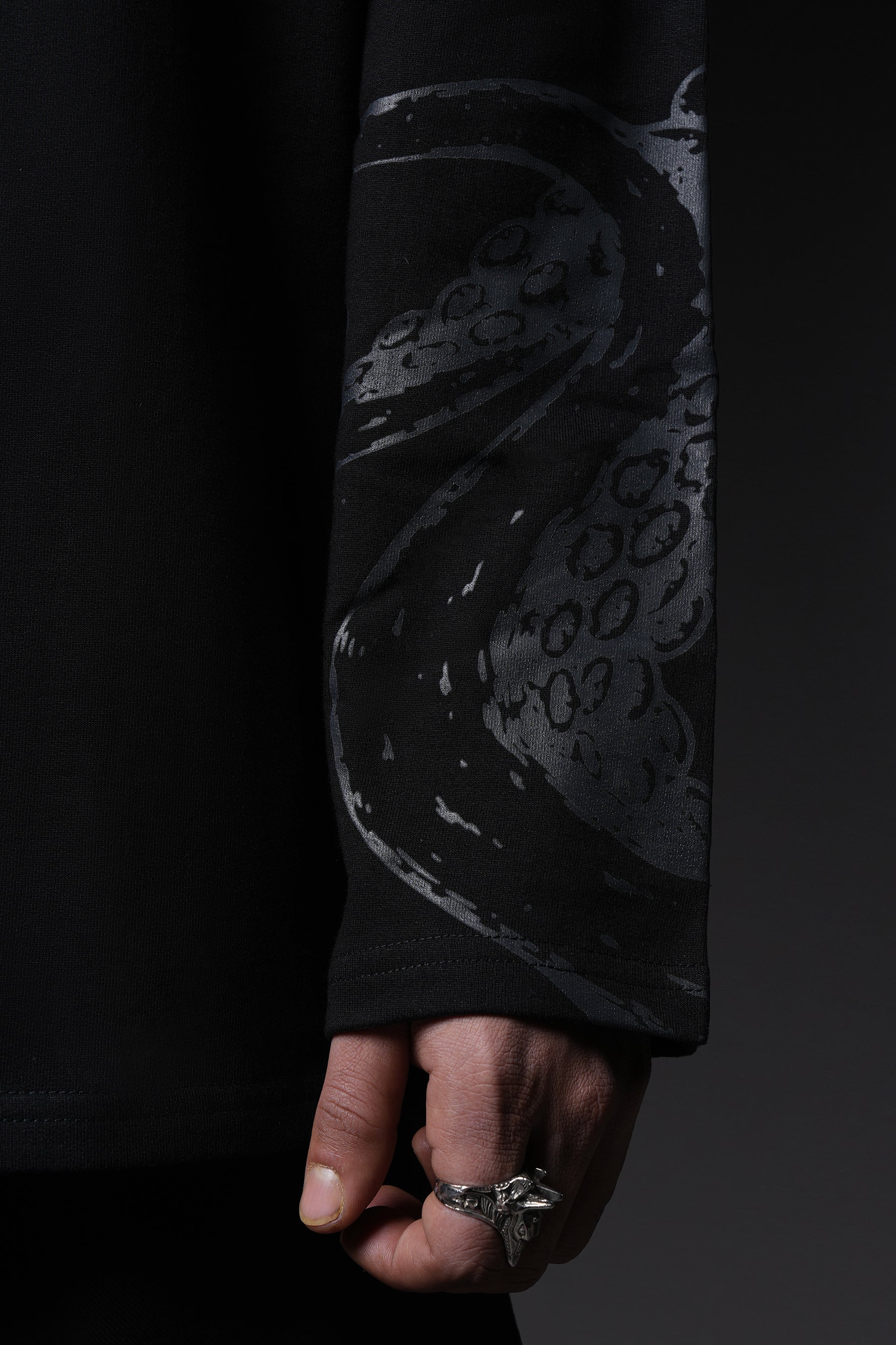 Kraken Full Sleeve Oversized T-Shirt