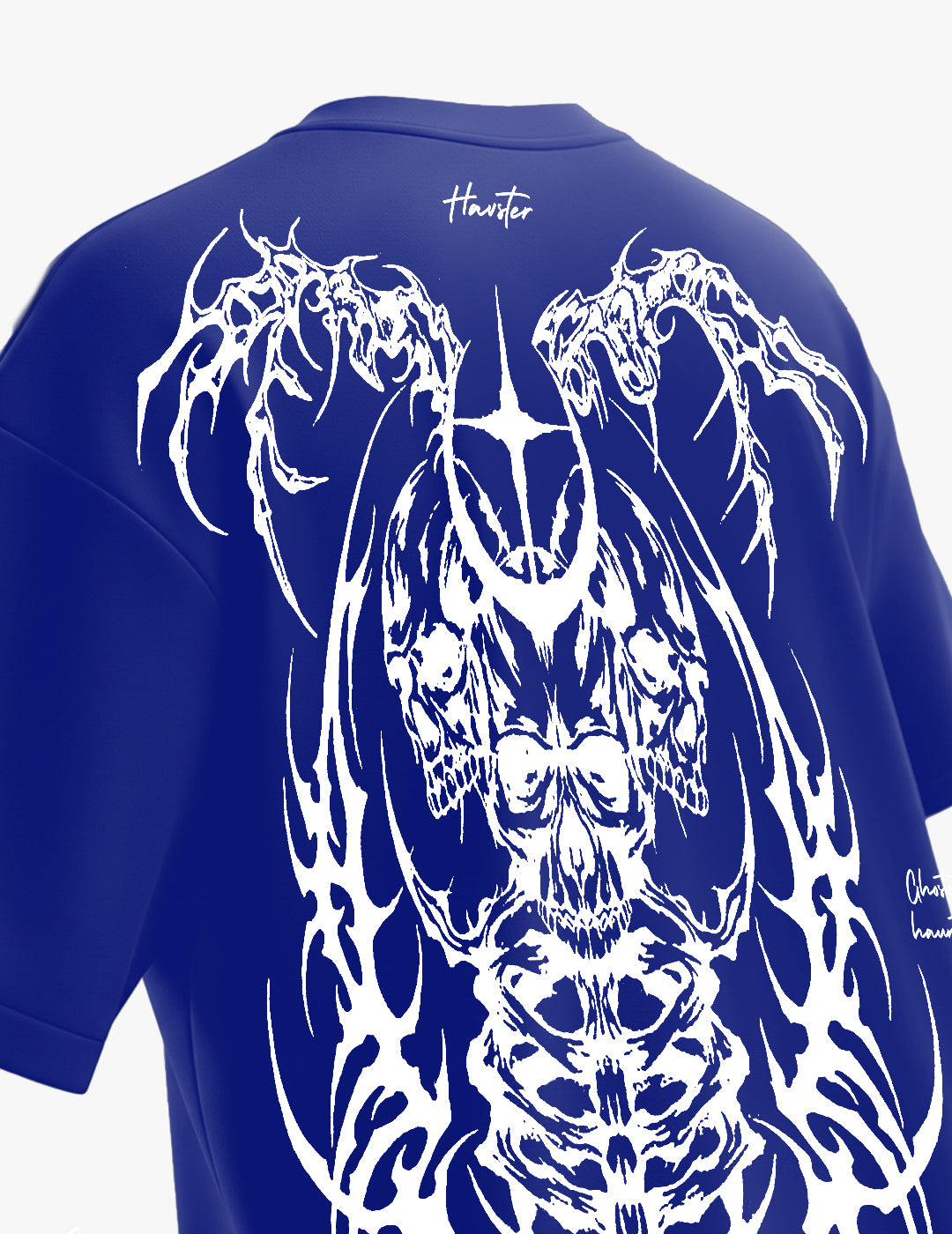 Destruct Oversized T-Shirt - Blue