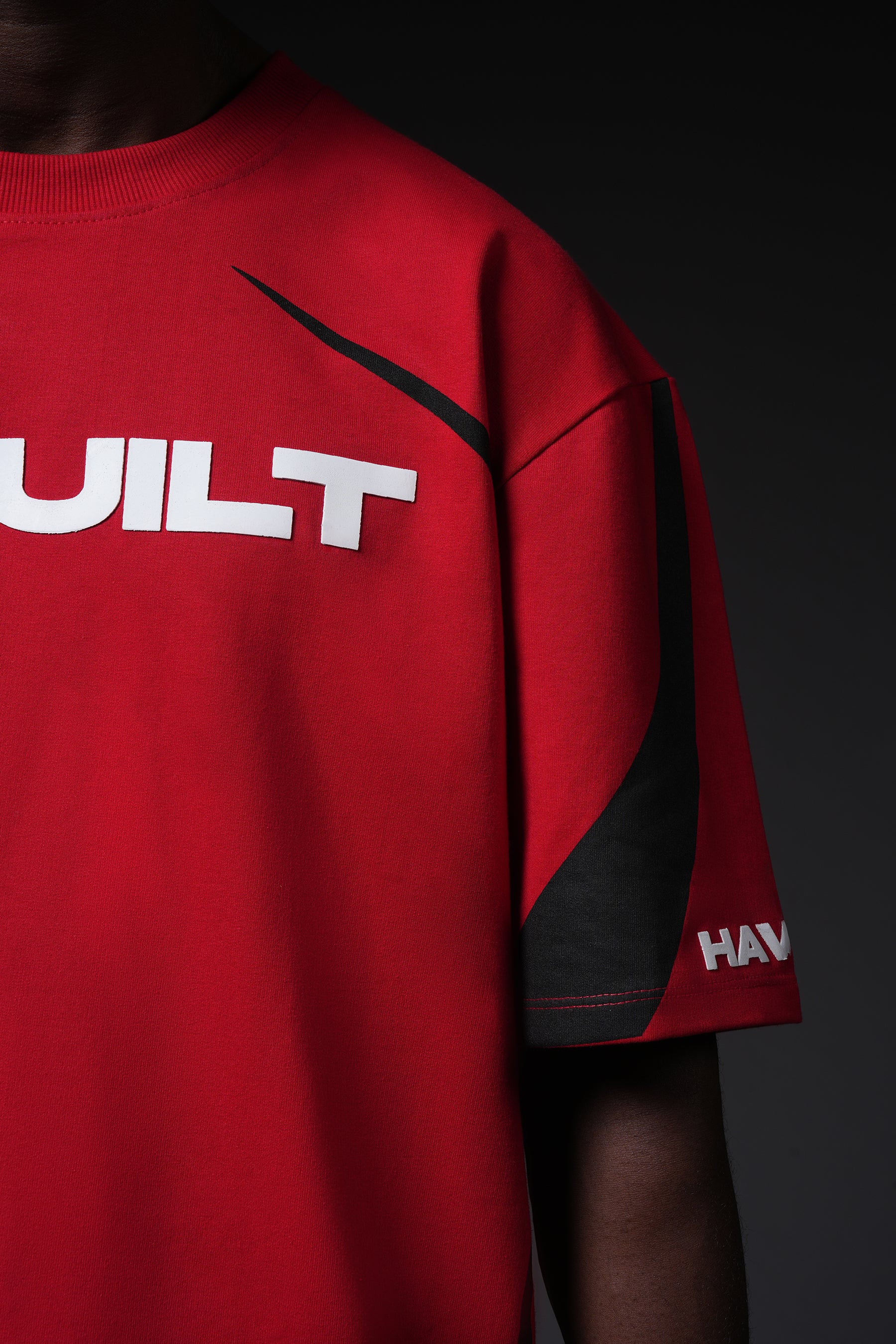 Rebuilt Half Sleeves Oversized T-Shirt