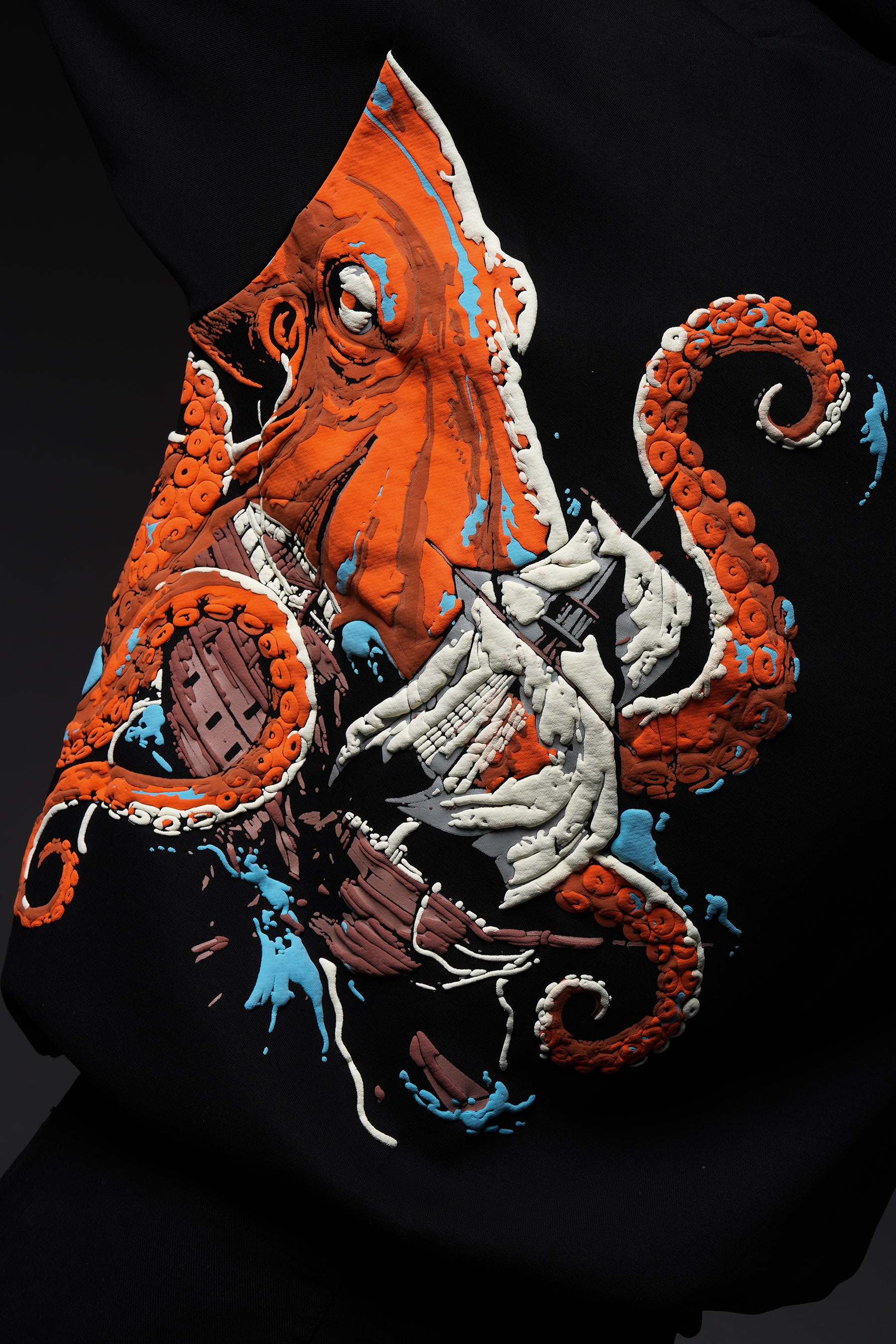 Kraken Full Sleeve Oversized T-Shirt