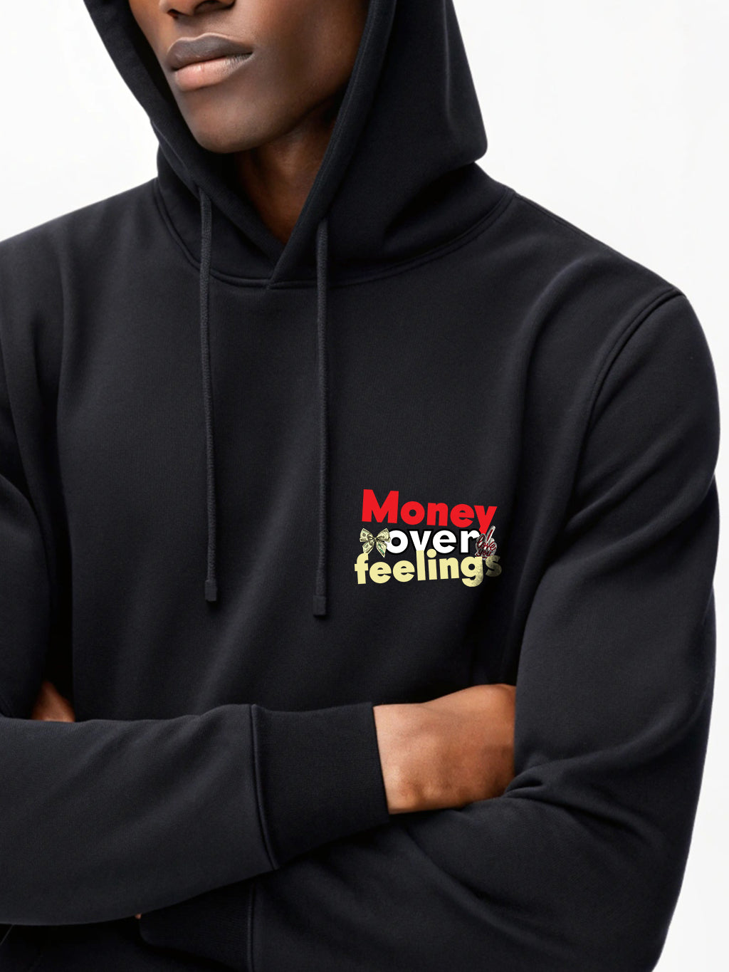 Oversized Hoodie – 280 GSM Fleece, Adjustable Drawcord Hood, Crew Neck, Long Sleeves, Kangaroo Pocket, Cotton-Poly Blend, Relaxed Fit, Cozy Streetwear Essential