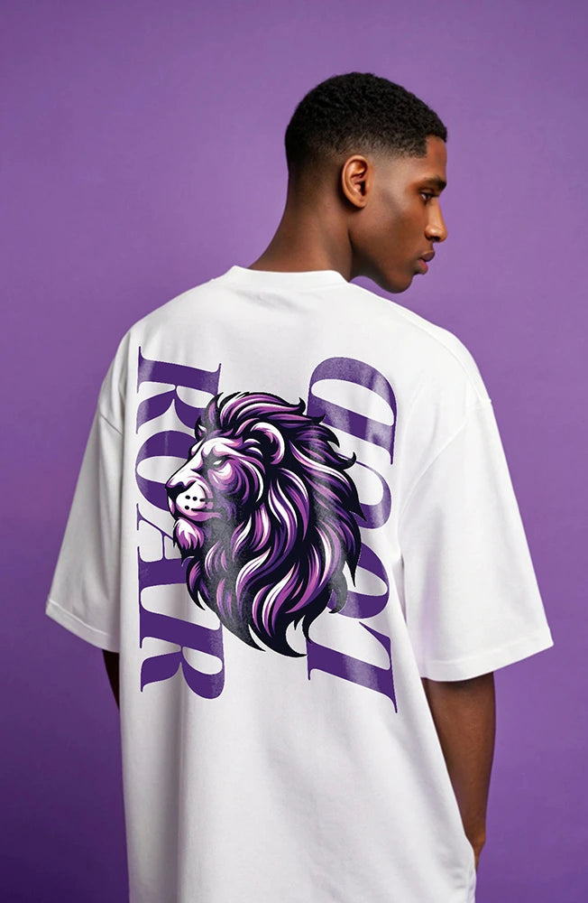 Oversized T-Shirt – 100% Premium Cotton, 220-250 GSM, Crew Neck, Relaxed Unisex Fit, Breathable & Pre-Shrunk Fabric, Durable Double-Stitched Hem, Casual Streetwear