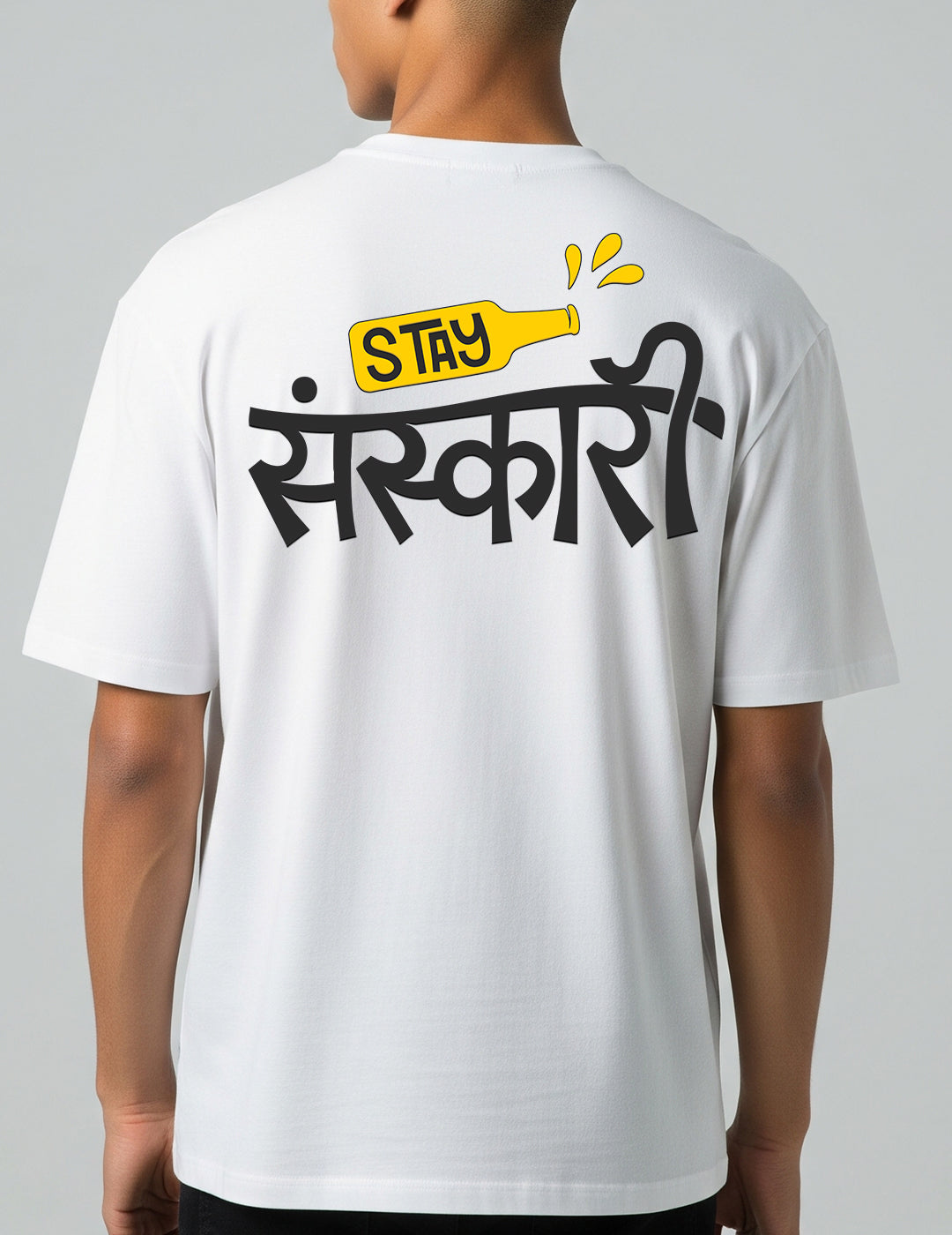 havster stay sanskari white tshirt