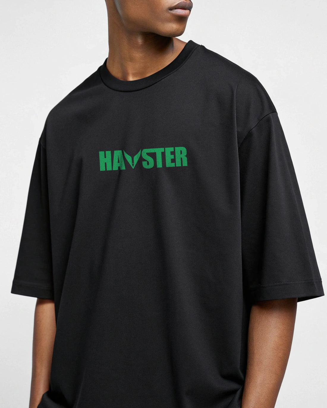 Taking Over Oversized T-Shirt – 220 GSM Cotton, Bold Melting Text Back Print, Black Streetwear Tee, Relaxed Unisex Fit, Fade-Resistant Design, Urban Fashion