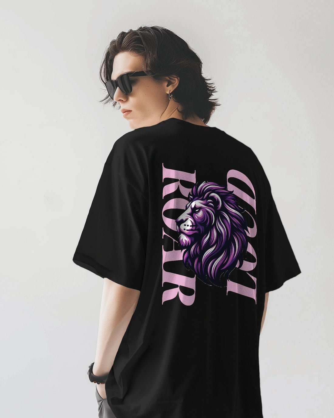 Oversized T-Shirt – 100% Premium Cotton, 220-250 GSM, Crew Neck, Relaxed Unisex Fit, Breathable & Pre-Shrunk Fabric, Durable Double-Stitched Hem, Casual Streetwear